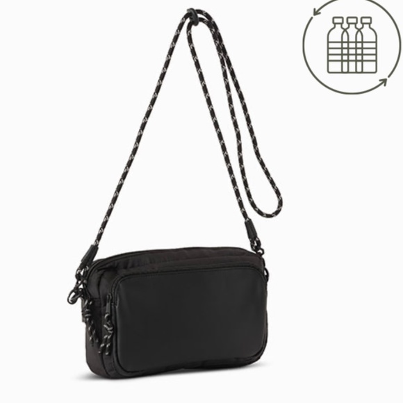 Thirty One black All Zipped Up crossbody purse NIB - Picture 1 of 4